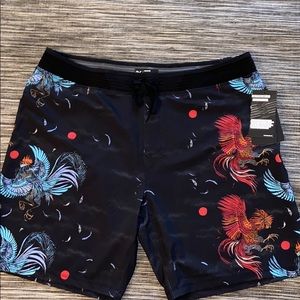 NWT Hurley Hyperweave V3 Phantom Board shorts
